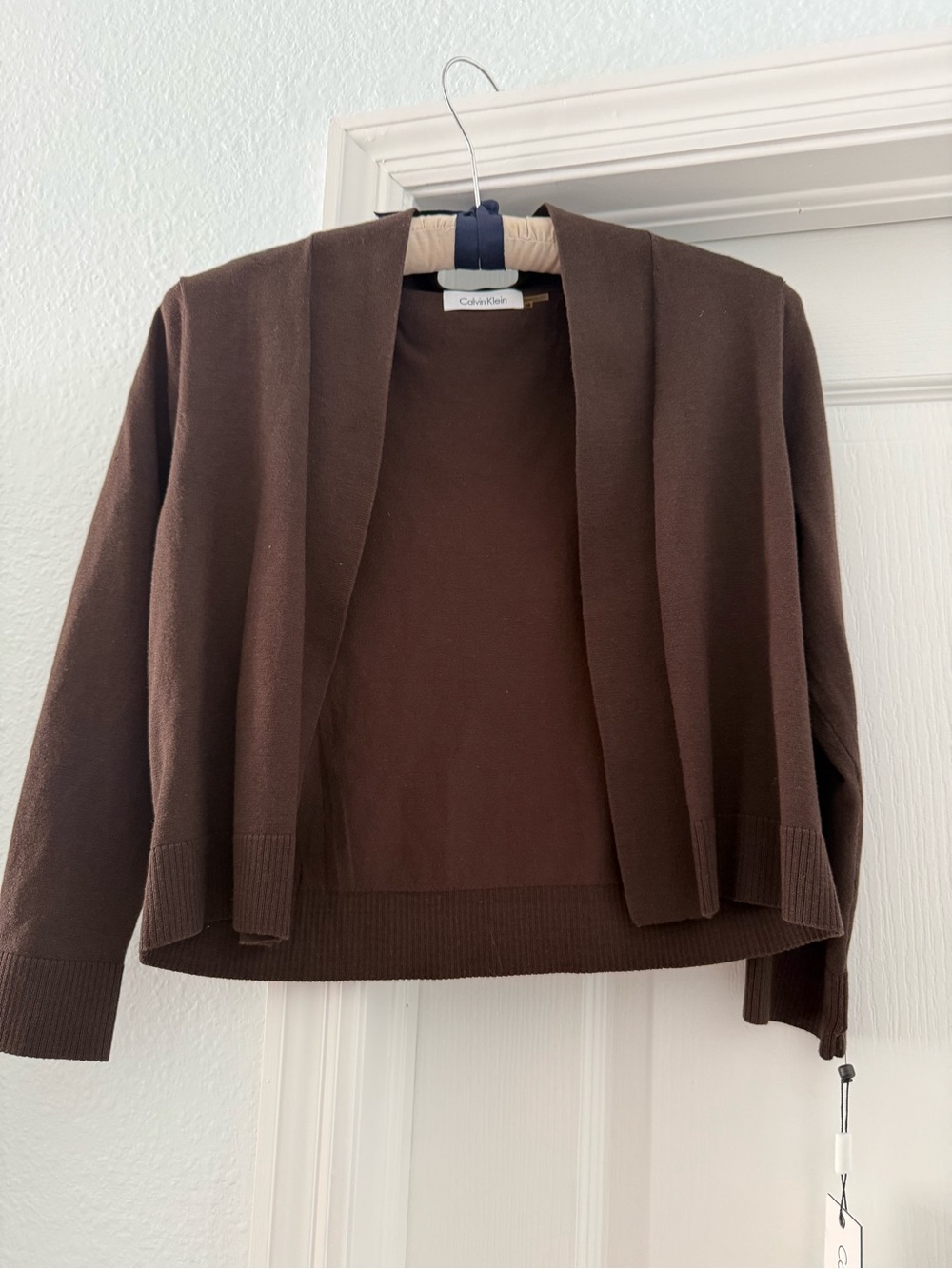 Calvin Klein sweater shrug